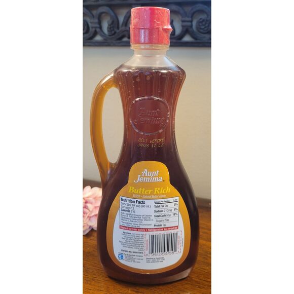 Aunt Jemima BUTTER RICH Syrup 24 fl oz Sealed NOS 2005 Collectible Prop - Picture 6 of 12